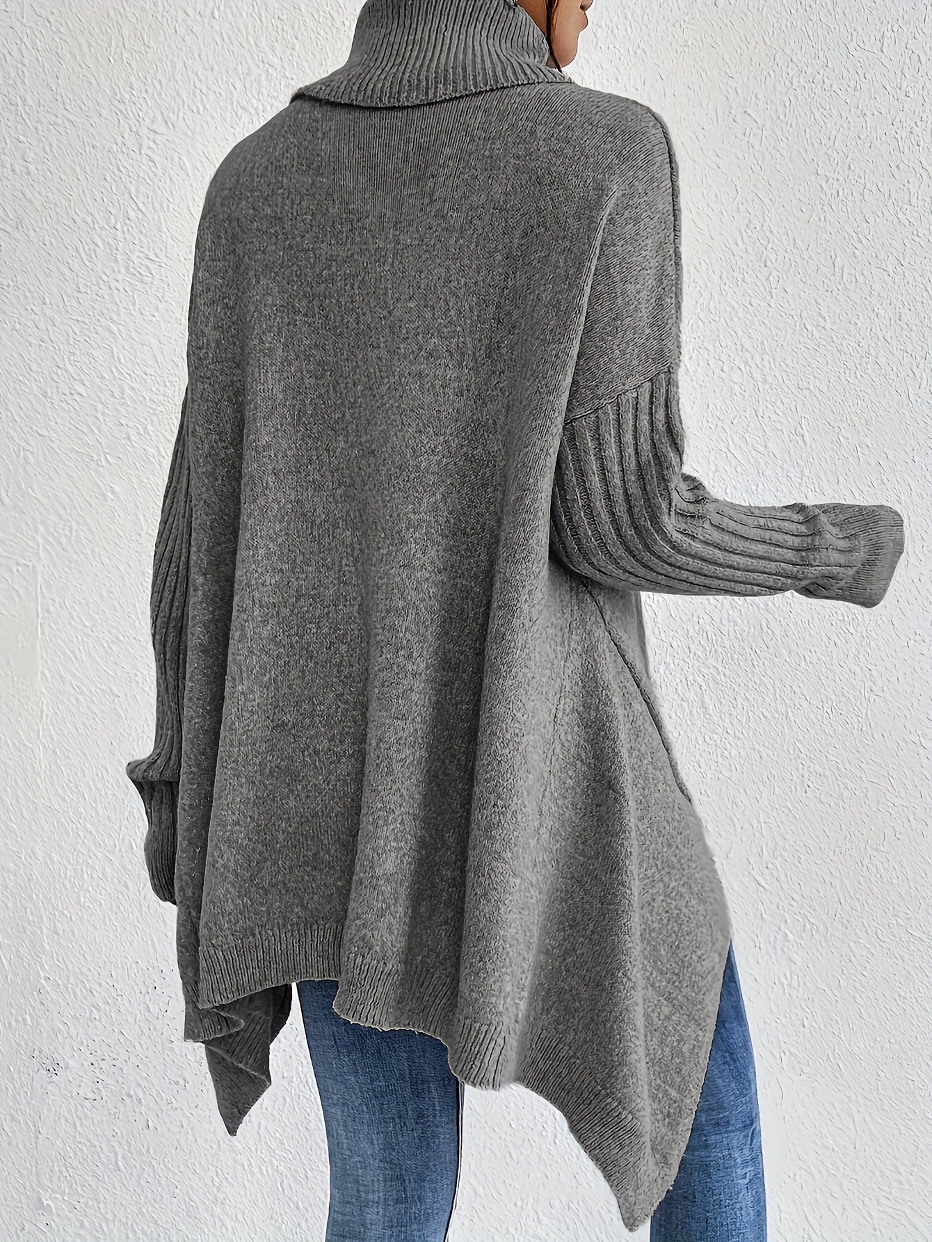 Lily - Oversized Turtleneck Sweater
