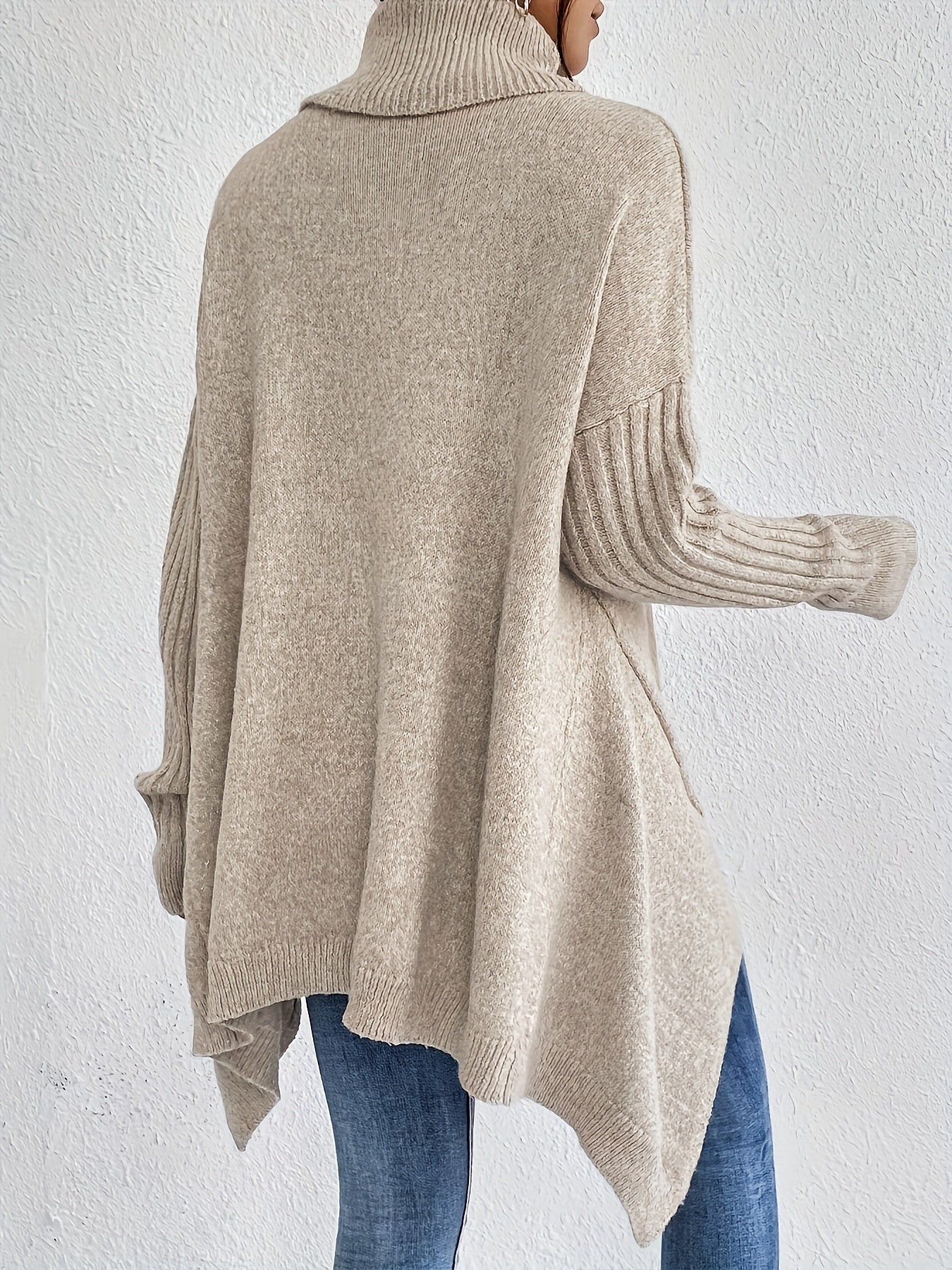 Lily - Oversized Turtleneck Sweater