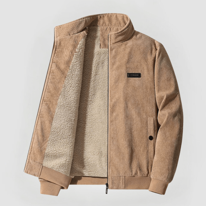 UDO · CORD JACKET WITH FLEECE LINING