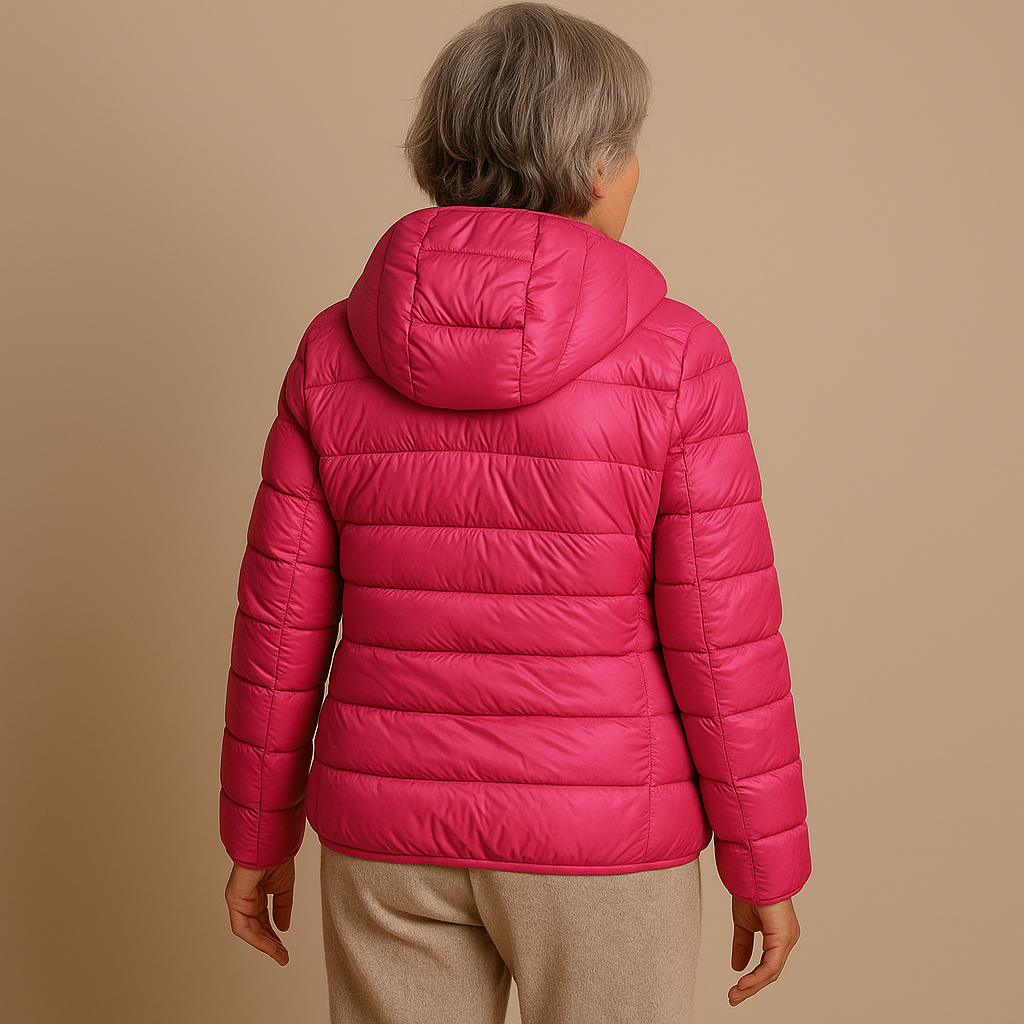 Ruth & Eleonar™ | Hooded Puffer Jacket - Pink