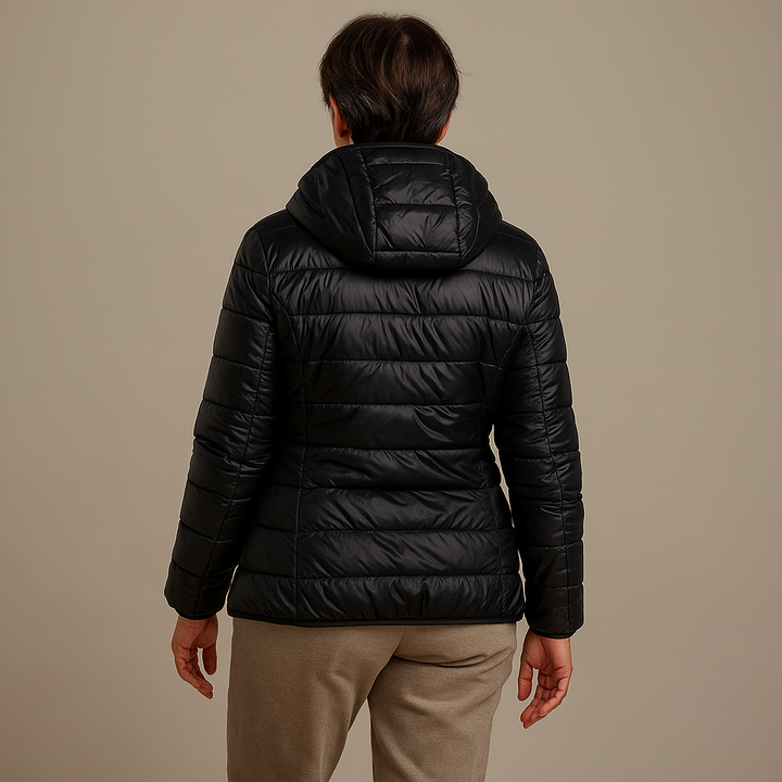 Ruth & Eleanor™ | Hooded Puffer Jacket - Black