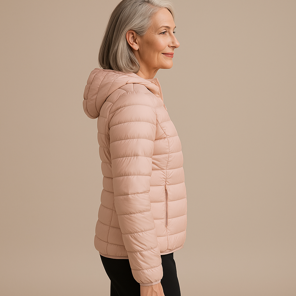 Ruth & Eleanor™ | Hooded Puffer Jacket - Light Pink