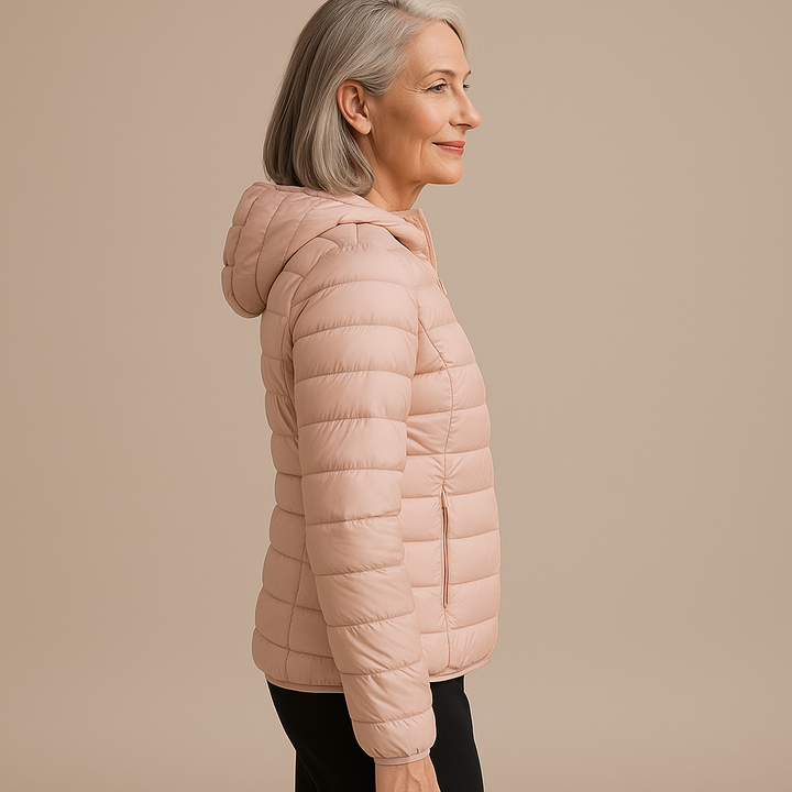 Ruth & Eleanor™ | Hooded Puffer Jacket - Light Pink