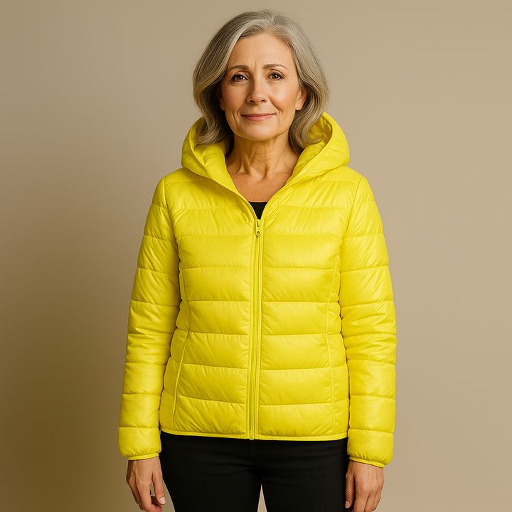 Ruth & Eleanor™ | Hooded Puffer Jacket - Yellow