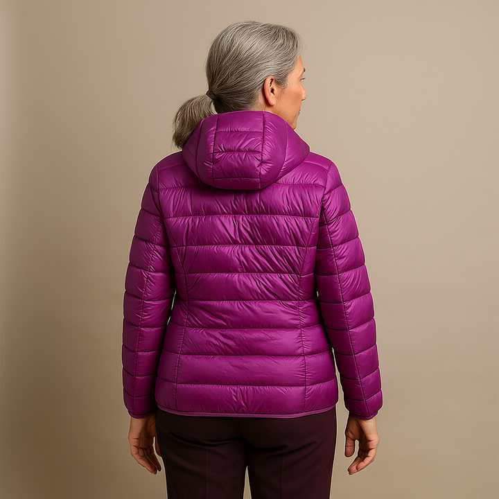 Ruth & Eleanor™ | Hooded Puffer Jacket - Purple