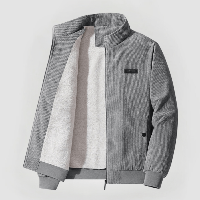 UDO · CORD JACKET WITH FLEECE LINING