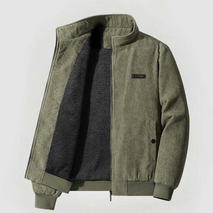 UDO · CORD JACKET WITH FLEECE LINING