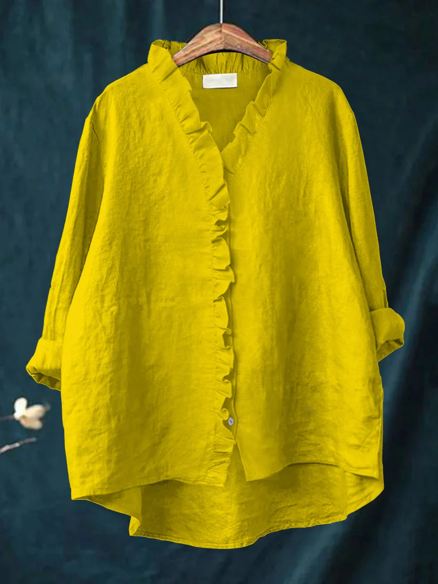 Anna | Ruffled Shirt