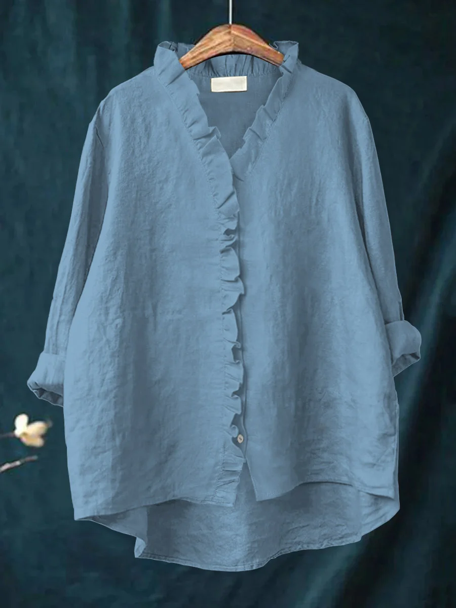 Anna | Ruffled Shirt