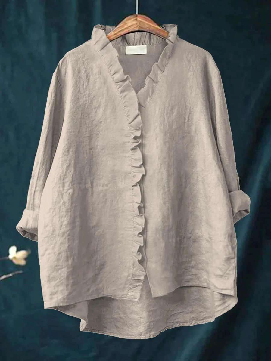 Anna | Ruffled Shirt