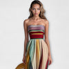 Gina -  Colorful sleeveless dress